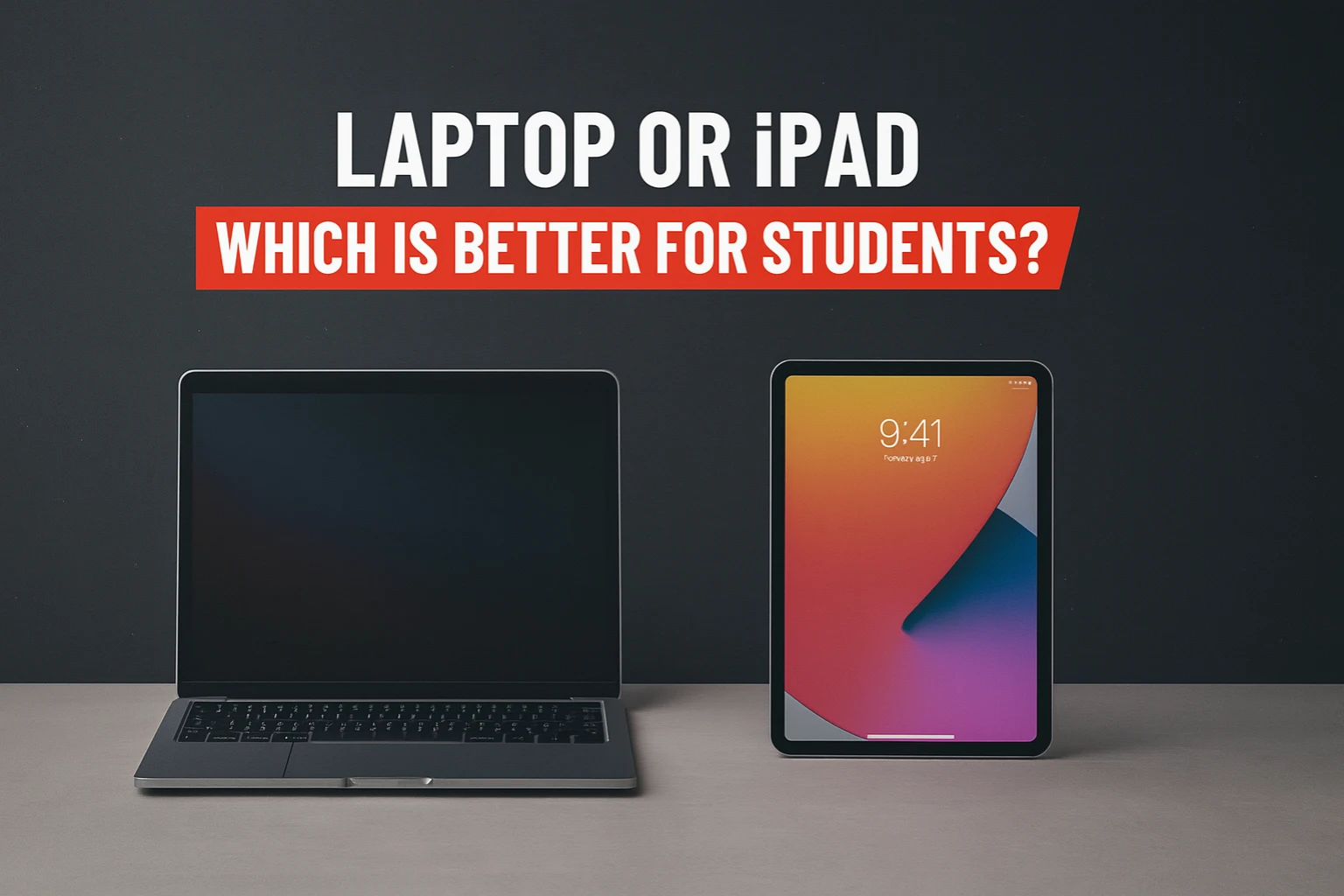 Laptop or iPad Which is Better For Students?