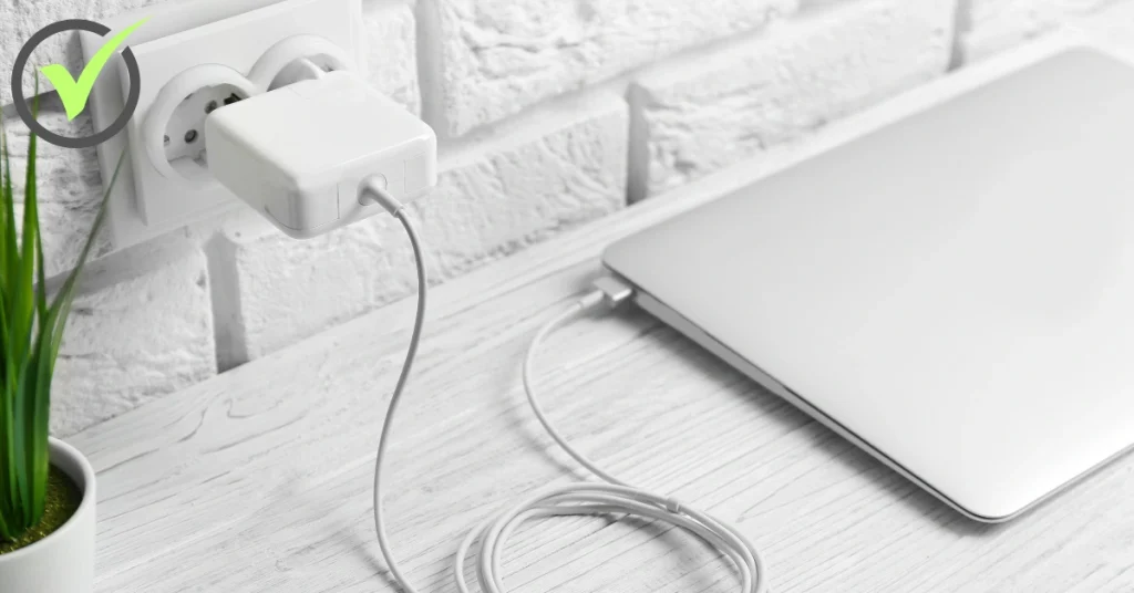 3. Check your power cord and adapter carefully