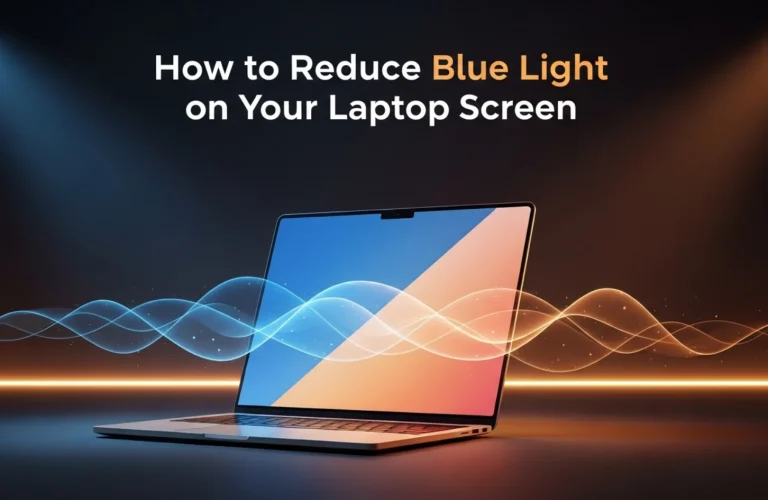 How to Reduce Blue Light on Your laptops Screen